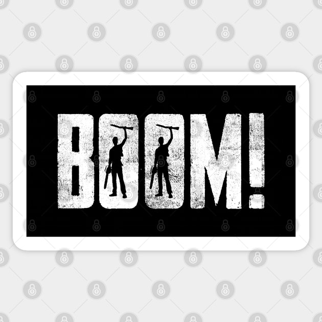 BOOM Sticker by Aries Custom Graphics